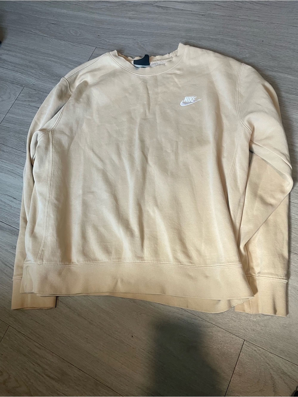 Nike Women's Crewneck Sweatshirt in Cream